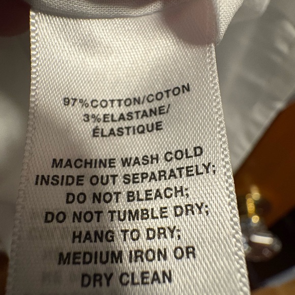 NWOT Lafayette 148 New York Olive and White Abstract Dress XL - Picture 7 of 7